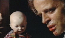 Kinski back to normal: confiding in a doll!