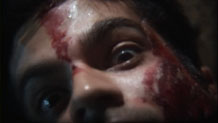 Fear in his eyes.