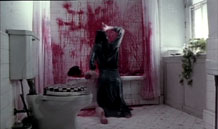 Bathtub slaying.