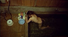 Alone in the bath house.